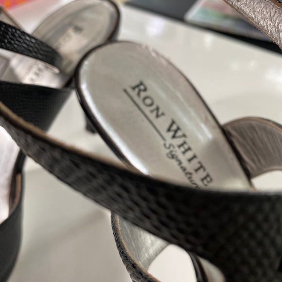 Ron White signature shoes. Worn. 3.5 heels. Strap closure. - Picture 2 of 6